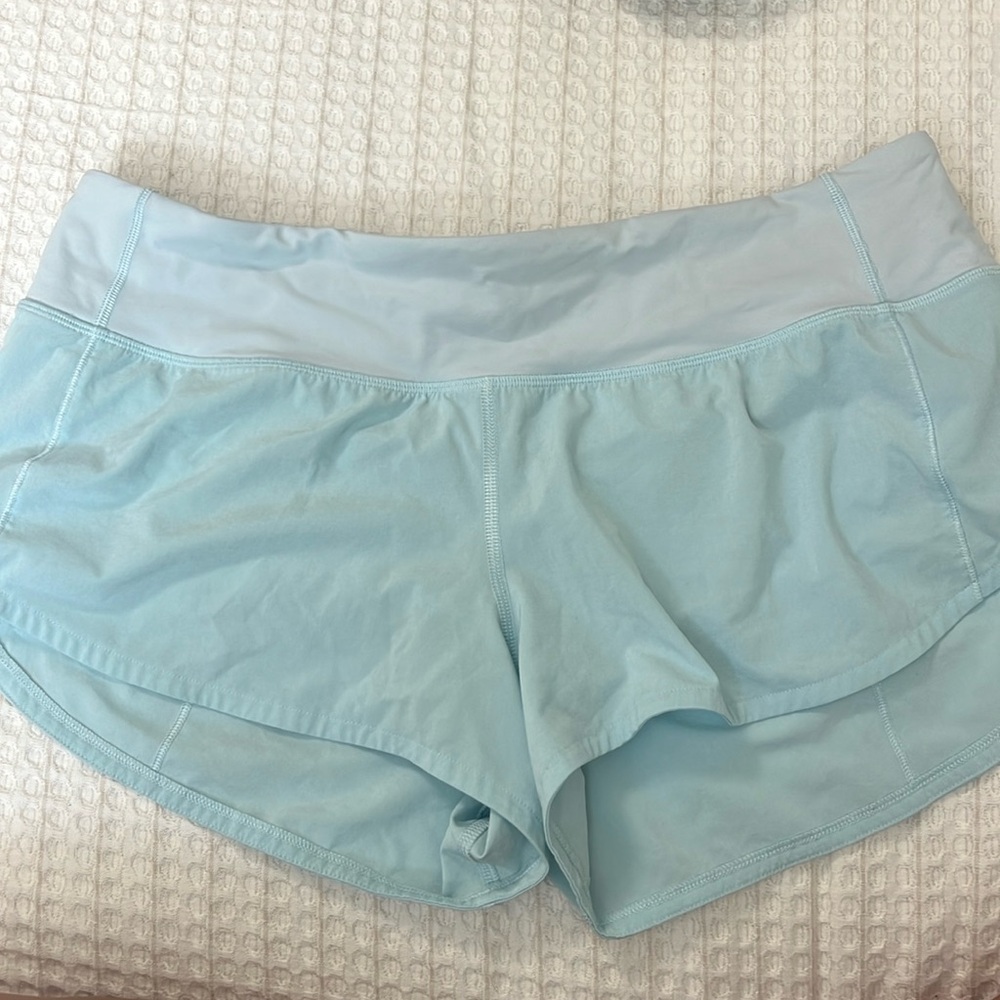 Lululemon shorts light blue